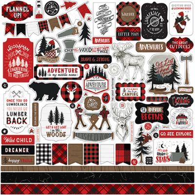 Echo Park Let's Lumberjack - Element Sticker